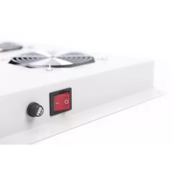 Digitus DN-19 FAN-4-SRV Pelēks