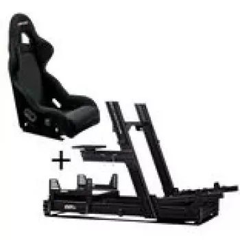 Next Level Racing GTElite Alumīnija Simulatora Kokpits - Riteņa Plāksnes Izdevums + O-Rouge C1-XL Cold Fusion Sacīkšu Sēdeklis