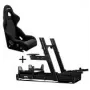 Next Level Racing GTElite Alumīnija Simulatora Kokpits - Riteņa Plāksnes Izdevums + O-Rouge C1-XL Cold Fusion Sacīkšu Sēdeklis