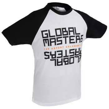 Global Masters T-krekls GM Text - Balts (XL)