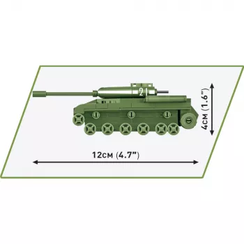 Būvkomplekts Cobi IS-2 modelis, Otrā pasaules kara tanks, 130 detaļas, ieteicams no 6 gadiem