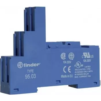 FINDER S.p.A. skrūvju ligzda Blue relejam 40.31.41.31 95.03 (95.03)