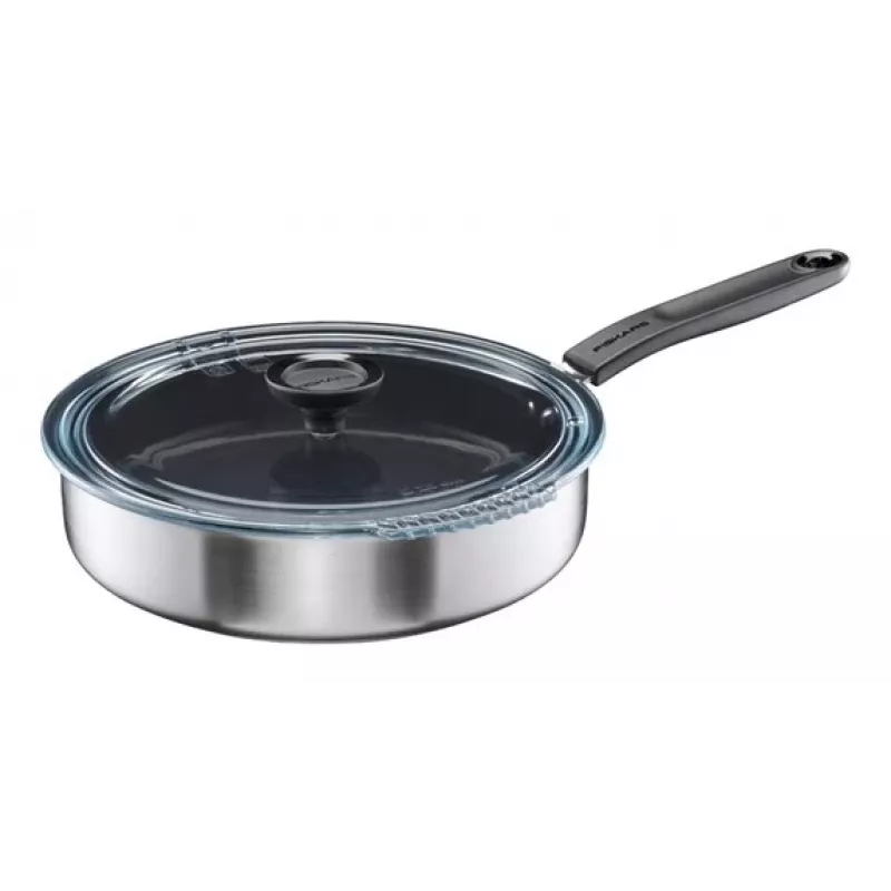 Cepamā panna 26cm ar keramikas pārklājumu un vāku Func