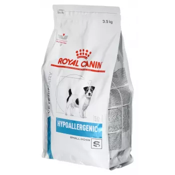 Sausā barība suņiem Royal Canin Hypoallergenic Small Breed 3.5 kg — pieaugušiem maziem suņiem, proteīns 24%, tauki 16%