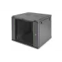 Sienas stiprinājuma skapis Digitus DN-19 09-U-EC-SW