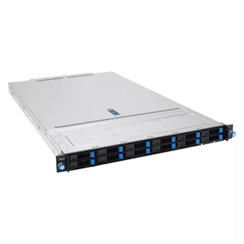 Rack 1U galddators ASUS ExperCenter Pro ERA100A B6 — Intel Core i5, 8GB DDR5, 4×2,5 collu sloti, 500W barošanas bloks, 1×PCIe 5.0 x16, 3×RJ‑45