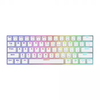 Mehāniskā tastatūra Whiteout X2, Outemu Brown, Hot Swap Savio Savgk-whit
