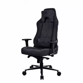 Arozzi Vernazza Soft Fabric spēļu krēsls, Pure Black