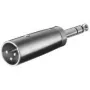 Wentronic Goobay XLR-Adapter - XLR-Spraudnis (3-Pin) > ligzda 6,35 mm (4-Pin, Stereo) (27515)