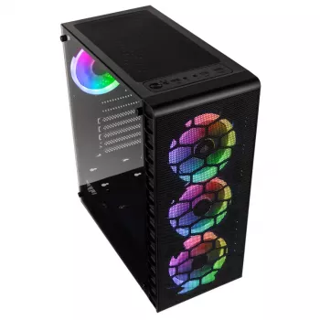 Kolink Observatory Lite Mesh RGB Mid Tower - melns