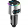 FM raidītājs 4smarts 456201 Cigar Lighters Melns Sudrabs AM FM Bluetooth