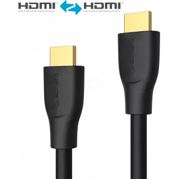 sonero X-PHC010 - 2 m - HDMI Typ A (Standard) - HDMI Typ A (Standard) - 14,4 Gbit/s - Audio Return Channel (ARC) - Schwarz (X-PHC010-020)