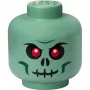 LEGO Storage Head Skeleton, Uzglabāšanas kaste melna/sarkana, liela