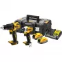 DeWALT DCK2062E2T-QW bezvadu skrūvgriežu komplekts, 1/4 inch patrona, 200 N⋅m griezes moments