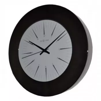 NeXtime Colt sienas pulkstenis 2945, Ø 45 cm, Melns