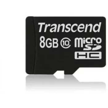 Transcend Ultimate microSDHC atmiņas karte 8 GB (ar SD adapteri)