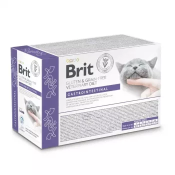 BRIT Veterinary Gastrointestinal Lamb - mitrā barība kaķiem - 12x85g