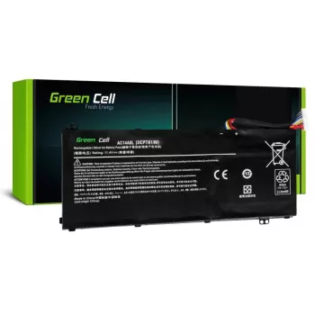 Green Cell AC54 portatīvā datora baterija (AC14A8L) Acer Aspire Nitro V15 VN7-571G VN7-572G VN7-591G VN7-592G V17 VN7-791G, 11,4 V 3800 mAh, melna