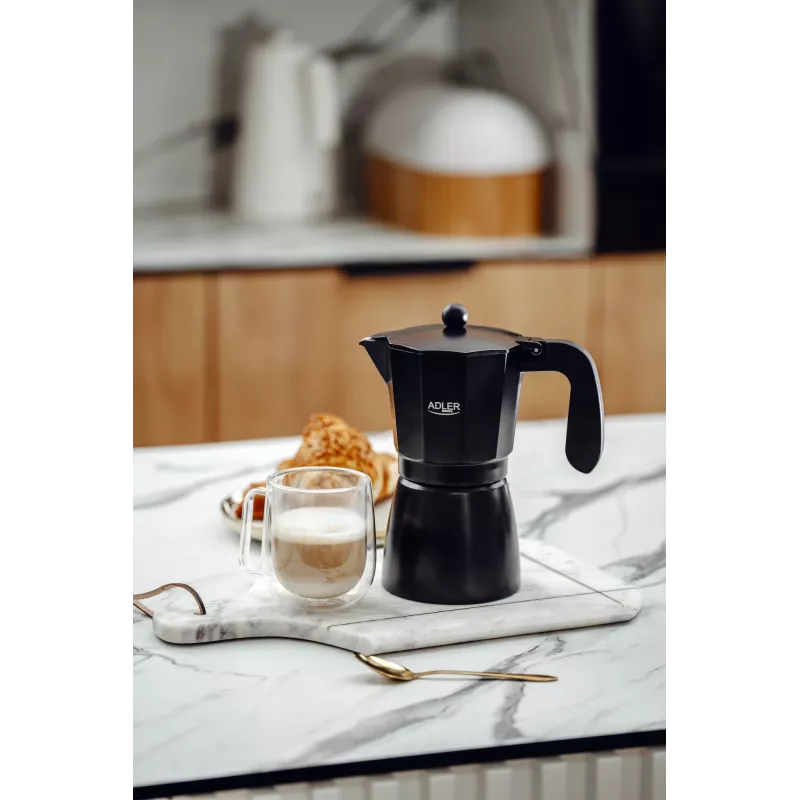 Adler Espresso kafijas automāts AD 4429, melns
