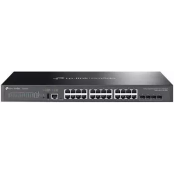 TP-Link Omada SG5428X tīkla slēdzis, pārvaldāms, L3, Gigabit Ethernet (10/100/1000), melns