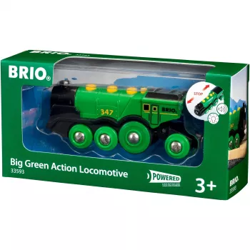 BRIO Zaļā Darbības Lokomotīve