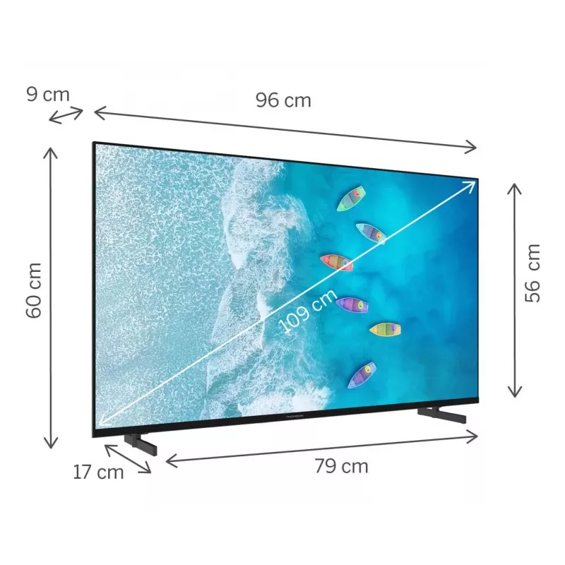 TV Set|THOMSON|43 |4K Ultra HD|3840 x 2160 pixels|Flat|16:9|LED|43UG4S15