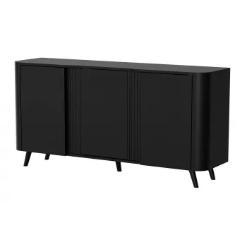 Cama VOLARE kumode 151 x 39 x 75 cm melns
