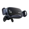 Baseus LightChaser BS-CM029 15W bezvadu lādēšanas auto telefona turētājs gaisa ventilācijas restēm, melns