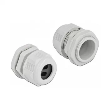Kabeļa blīvslēgs DeLOCK 60392 Pelēks Plastmasa 2 gab.