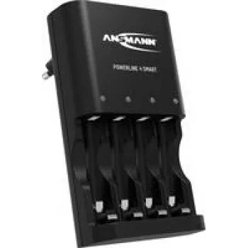 Ansmann Powerline 4 Smart lādētājs apaļajiem akumulatoriem NiCd, NiMH Micro (AAA), Mignon (AA) (990-00113)