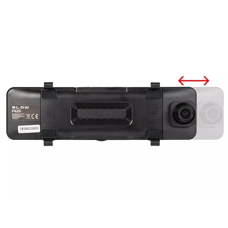 BLACKBOX DVR F620 CarPlay Android video ierakstītājs ar aizmugures kameru