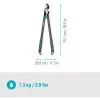 GARDENA EnergyCut atzarošanas šķēres Bypass, melna/zaļa, tērauds, 5 cm