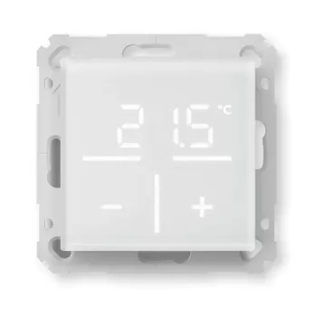 Homematic IP Glass sienas termostats 161458A0 — balts, 230 V, IP20