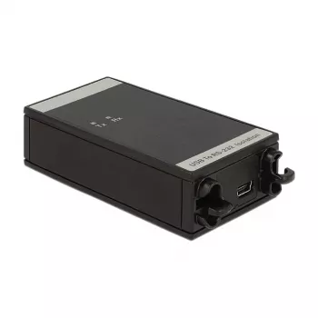DeLOCK 62502 USB 2.0 uz seriālo RS-232 pārveidotājs, 5 kV izolācija, melns
