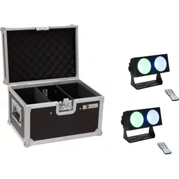 LED gaismas josla EUROLITE CBB-2 COB RGB 2x - kompakts COB RGB lineārais gaismeklis, dubultvienība