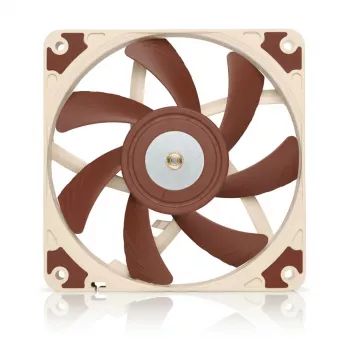 Datorsistēmas ventilators Noctua NF-A12x15 FLX — 120 mm plāns 15 mm korpusa ventilators, 12 V, 1850 RPM, 94,2 m³/h, 23,9 dB, 3-pin