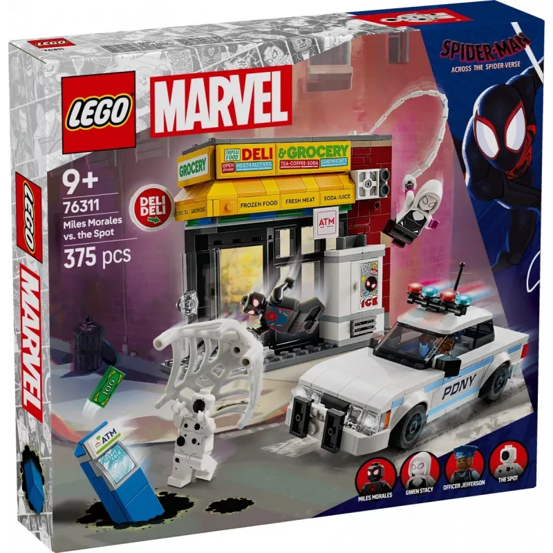 LEGO MARVEL 76311 Mailess Morales pret The Spot