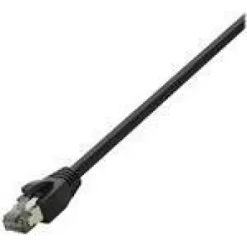 LogiLink CQ8073S RJ45 tīkla kabelis, savienojuma kabelis CAT 8.1 S/FTP 5.00 m melns halogēns bezhalogēna 1 gab.