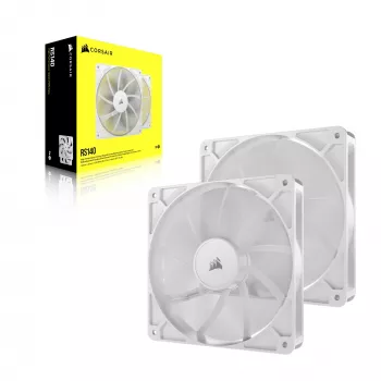 Korpusa ventilators Corsair RS140 14 cm Balts 330-1700 RPM