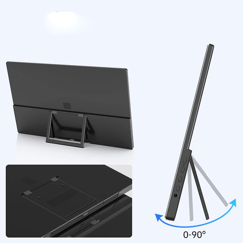 Portatīvais monitors klēpjdatoriem, telefoniem un konsolēm Extralink Smart Life 14, USB-C/micro-HDMI