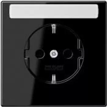 JUNG LS 1520 NA SW kontaktligzda F tipa melna (LS1520NASW)