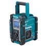 Pārnēsājamais radio Makita DMR301 — DAB/DAB+/FM/AM, USB-A, 18V Li-Ion, ūdensizturīgs