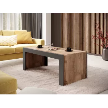 Cama MILA bench/table 120x60x50 oak wotan + anthracite