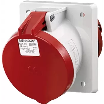MENNEKES Elektrotechnik GmbH & Co. KG 1155A Kontaktligzda sarkana - balta (1155A)