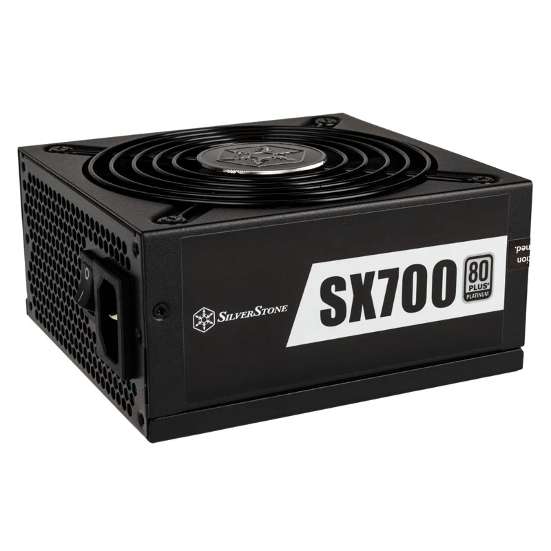 SilverStone SFX Series SX700-LPT V1.1 barošanas bloks (iekšējais) – 700W, 80 PLUS Platinum, SFX-L, melns