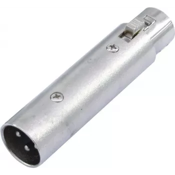 XLR adapteris Omnitronic 3-pin vīrišķais uz 5-pin sievišķo, modelis 30226575