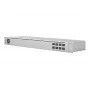 Tīkla slēdzis Managed L2 UBIQUITI USW-Aggregation — 8 SFP+ sloti, 10G atbalsts, bez ventilatora, 1U plaukts, sudrabs