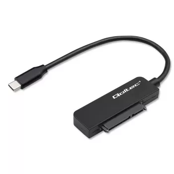QOLTEC SATA adapteris 52269 2.5 collu diskam uz USB-C, atbalsta līdz 2TB