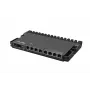Vadu maršrutētājs MikroTik RB5009UG+S+IN — 1x RJ-45, 7x Gigabit vara, 1x SFP+, PoE, DC, 2.5GbE interfeiss, melns