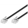 Telefona kabelis MicroConnect MPK182 RJ-11 RJ-11 2m Melns